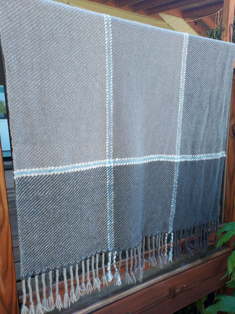 Weaving a wool blanket to help Raise the&nbsp;Roost!